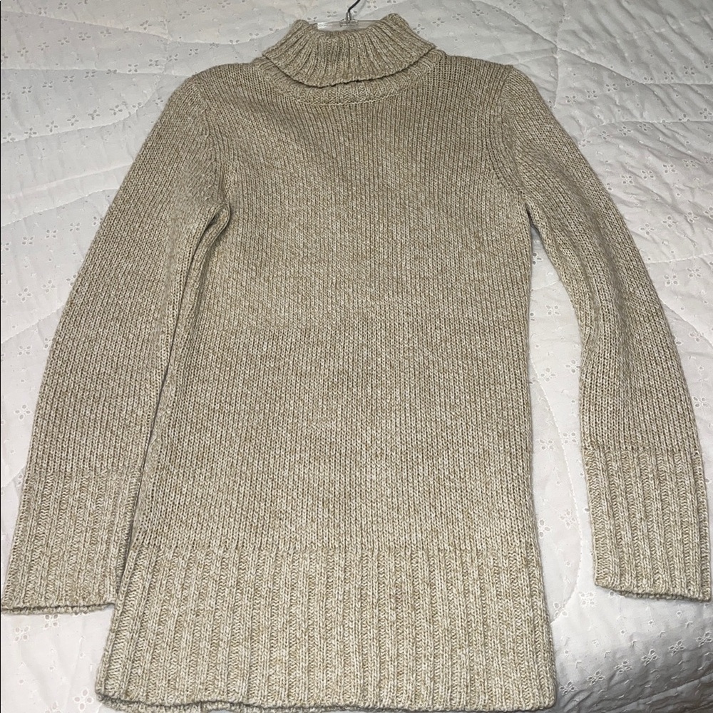 Hooked Up by IOT Taupe Turtleneck Sweater